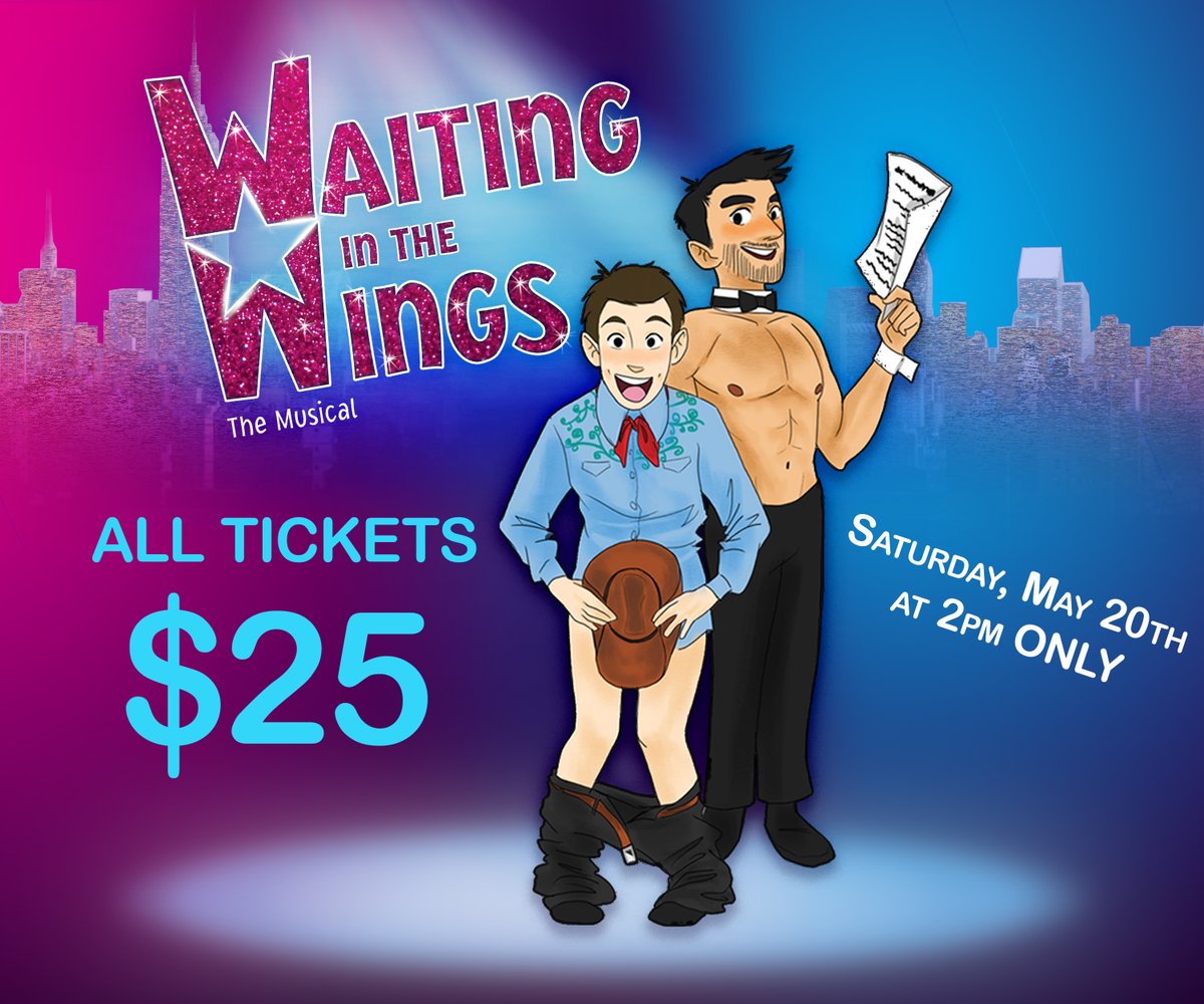 🚨ONE DAY ONLY - ALL SEATS $25!!!🚨
Get your tickets now at ci.ovationtix.com/36702/performa…
Use the code ALL25WITW
*Valid only for Saturday, May 20th 2pm performance
#offbroadway #sale #tickets #ticketsale #nyctheatre #musicaltheatre #newmusical #lgbtqtheatre