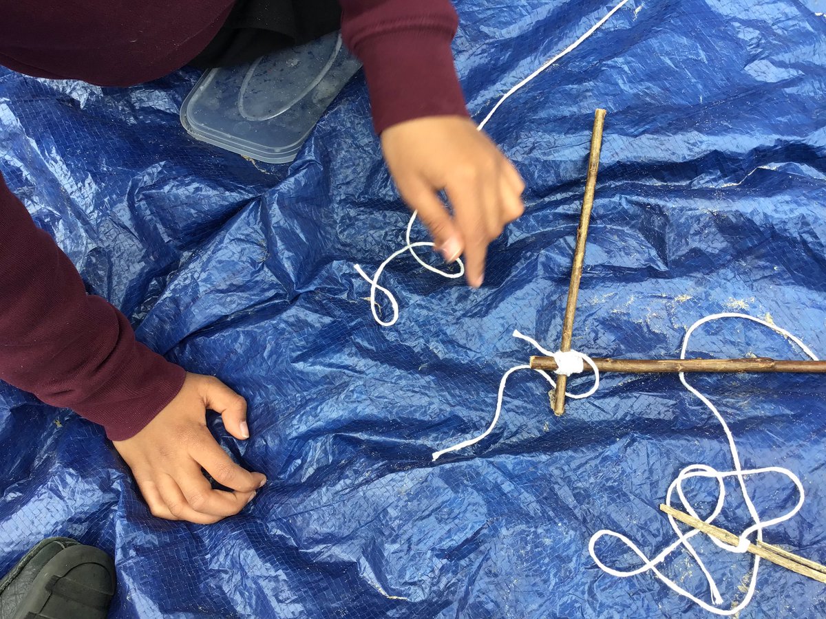 AASSheffPrimary's tweet photo. Forest School Club, session 5, complete! 
📍Gathering . ✔️
📍Duck, duck, goose.✔️
📍Practise open clove hitch knot .✔️
📍Make a stick frame. ✔️
📍Team building activities.✔️
@ljboyer4 @Shannasmith29 https://t.co/viGODXW2oW