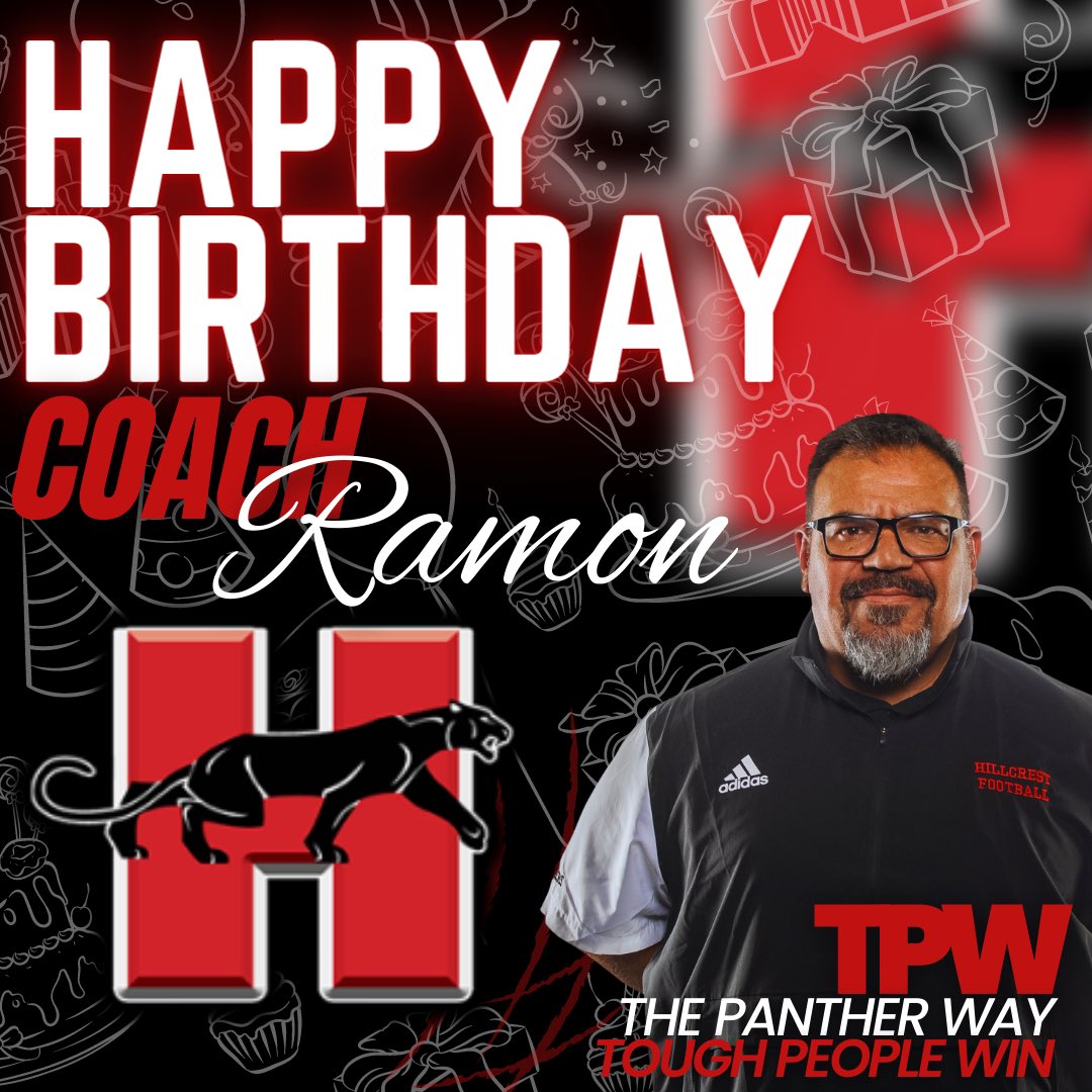 Happy birthday to our leader, Coach Ramon!
@CoachJRamon 

@dallasathletics @PanthersHHS @Hillcrest_FB 
#CrestSide #TPW #RecruitTheCrest