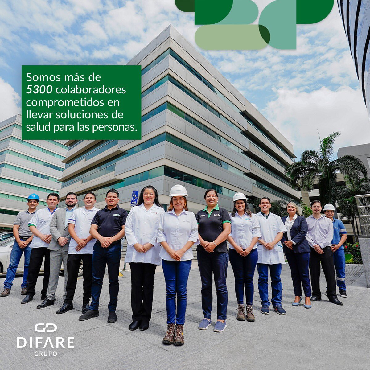 GrupoDIFARE's tweet photo. Somos personas apasionadas y empáticas, comprometidas con nuestro propósito: trabajar para mejorar la calidad de la salud y el bienestar de las familias del Ecuador💚.
#GrupoDIFARE #PielGD #SaludYBienestar
#JuntosMásPositivos https://t.co/79kPa7U8dA