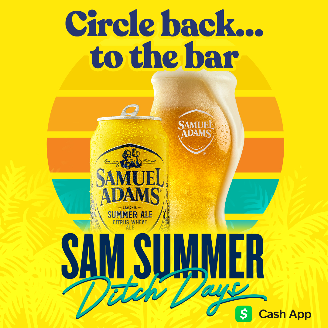 Synergize with some suds. #SamSummerDitchDays are here to rescue you from office lingo. That # and your @CashApp could get you beer money if you ditch rn.