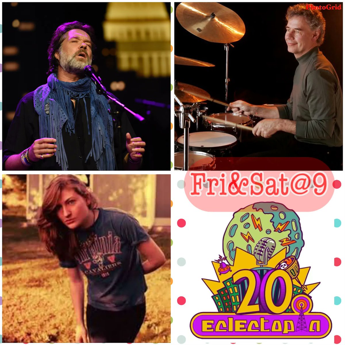 wvpublic's tweet photo. Eclectopia 🎶 this week features Rufus Wainwright covering Lennon and Young, drummer Bill Bruford's superb collaboration with Towner and Gomez, 🥁 and Lauren O'Connell slows down a Paul Simon classic.

👉 #Eclectopia, Friday and Saturday at 9 p.m. here: https://t.co/Il5WB0lkGh https://t.co/BdTNKWqkJ1