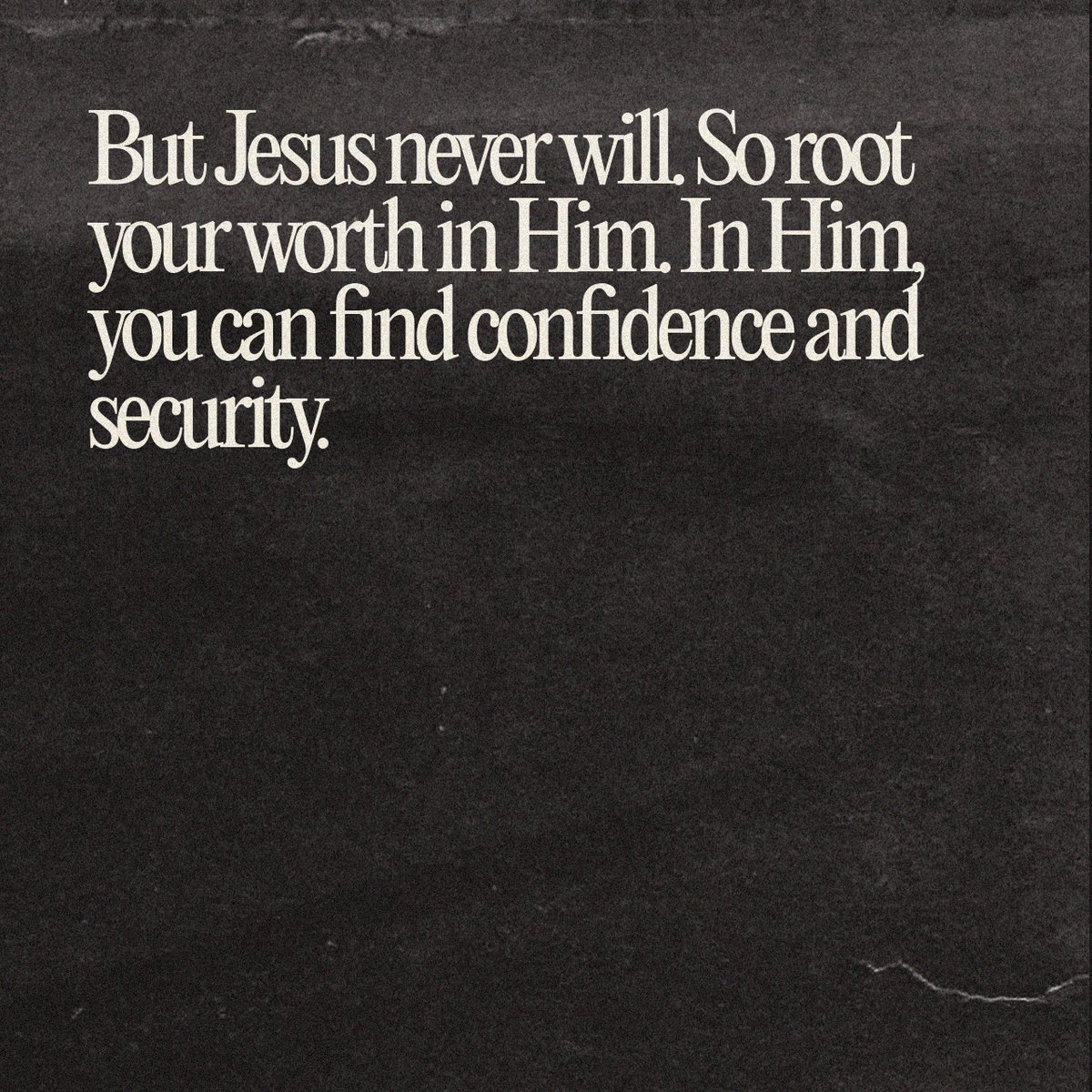 YouVersion's tweet photo. When we put our faith in Jesus, we can find our true worth and identity in Him. Let‘s remember that who He says we are never changes. We can always find our value and significance in Him. https://t.co/q4piOoarYi