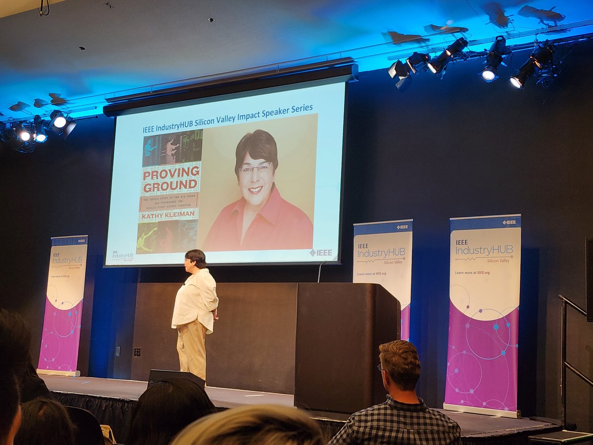 RT from ComputerSociety: "Last night's #IEEEIndustryHub event was a success! We would like to thank everyone who came out to support the launch of the #ImpactSpeakerSeries and speaker Kathy Kleiman (<a href="/KleimK/">Kathy Kleiman</a>) for presenting her book, "Proving Ground."… "