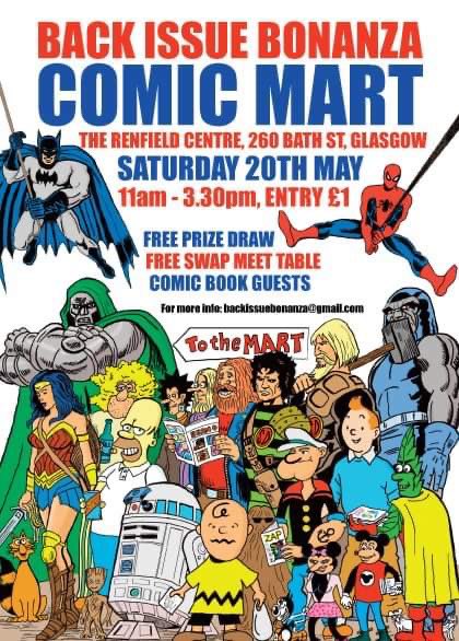 Fantastic Comic Mart in Glasgow tomorrow!!  With some new Vital titles and some of our amazing artists too!!👍