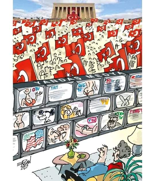 19 Mayıs 2023 günün tarihi itibari ile yandaş medyanın, namıdiğer 'havuz medya' sının tutumu... 
#19mayıs2023 #yandaşmedya #havuzmedyası