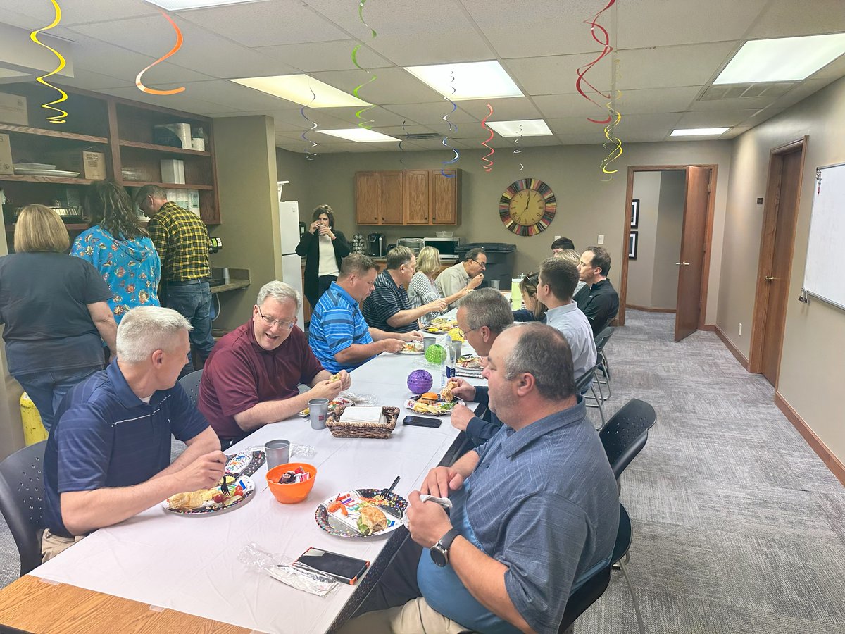The Steier Group presented Rich and his wife, Arlene, with memberships to the Henry Doorly Zoo and the Kiewit Luminarium, and a Word Cloud of what Rich meant to the team here at TSG.
Cheers to Rich on amazing career and happy retirement!