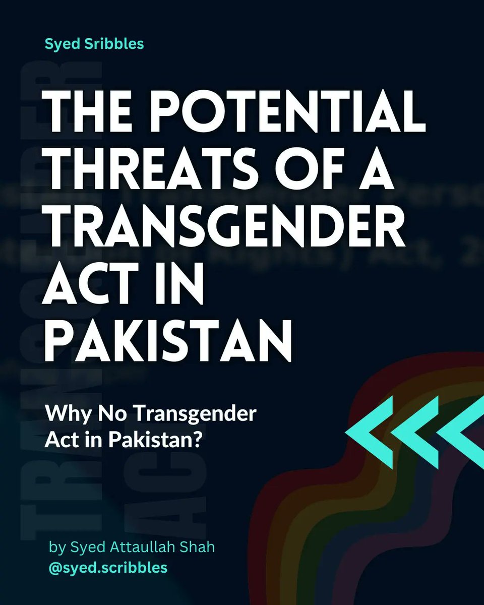 SyedAttaullah96's tweet image. READ MORE on Instagram: instagram.com/p/CsbtVEXqMaK/…

#TransgenderAct #یوم_تشکر
