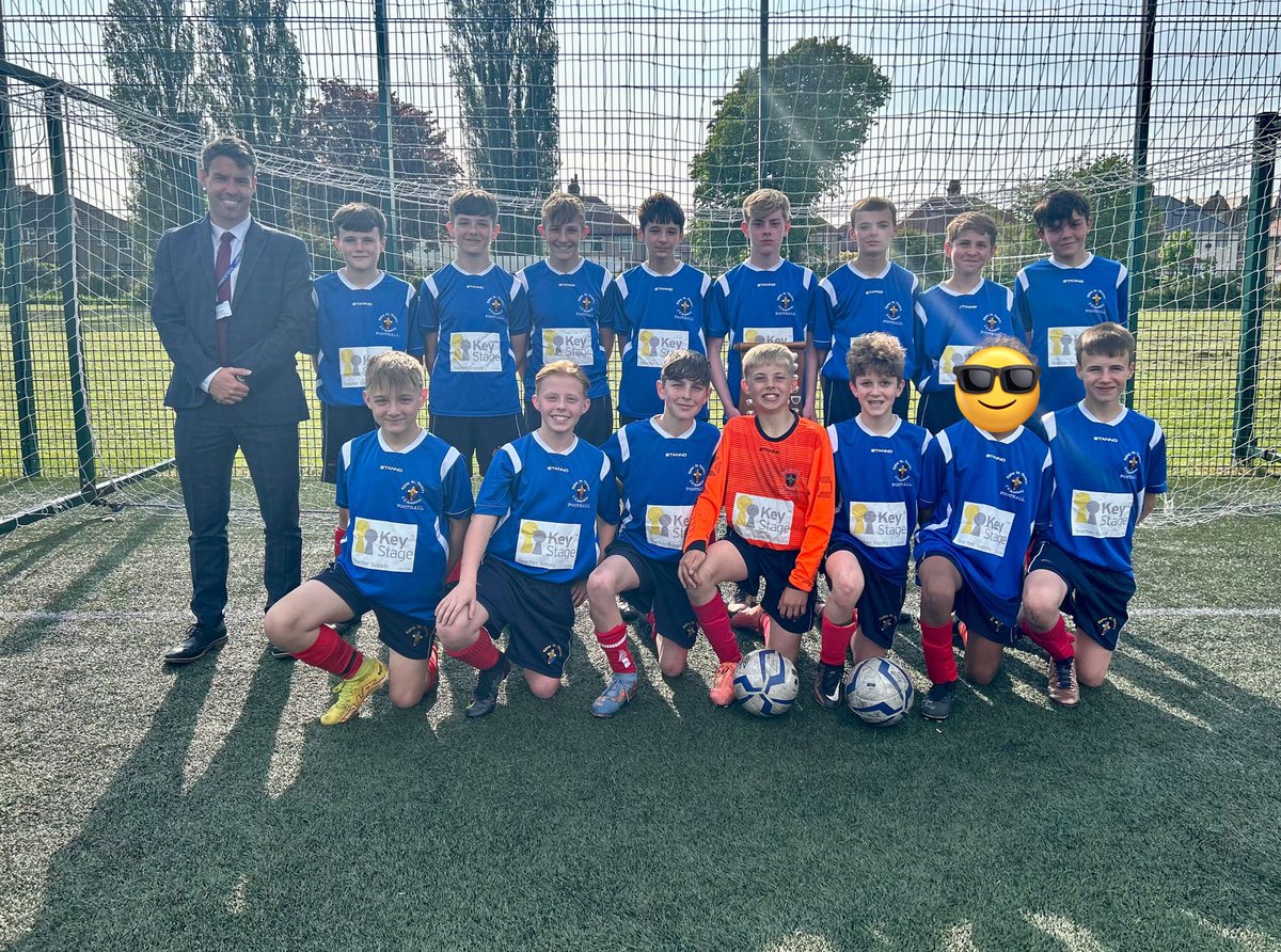 RipleySport's tweet photo. Our Year 8 football team won their district final tonight making them district champions! Well done to the boys and Mr Wilson! 🔴🔵 @ripleystthomas https://t.co/1qPgSQZNJk