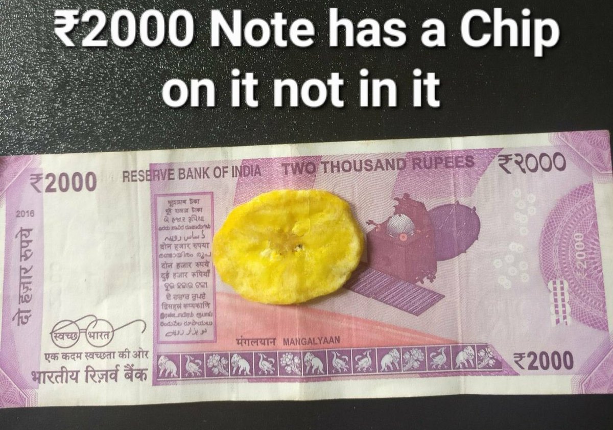 syedrafi's tweet photo. ₹2000 Note Introduced to Put a Check on Black Money by Modi Government is being Withdrawn to Control the Black Money by Modi Government.
#MasterstrokeByModi #AbJeetegaIndia https://t.co/qdEX08mxfz