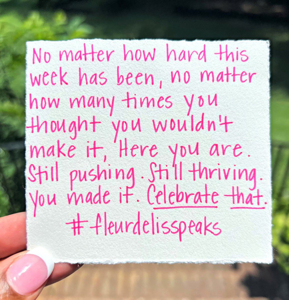 Celebrate that.🩷
