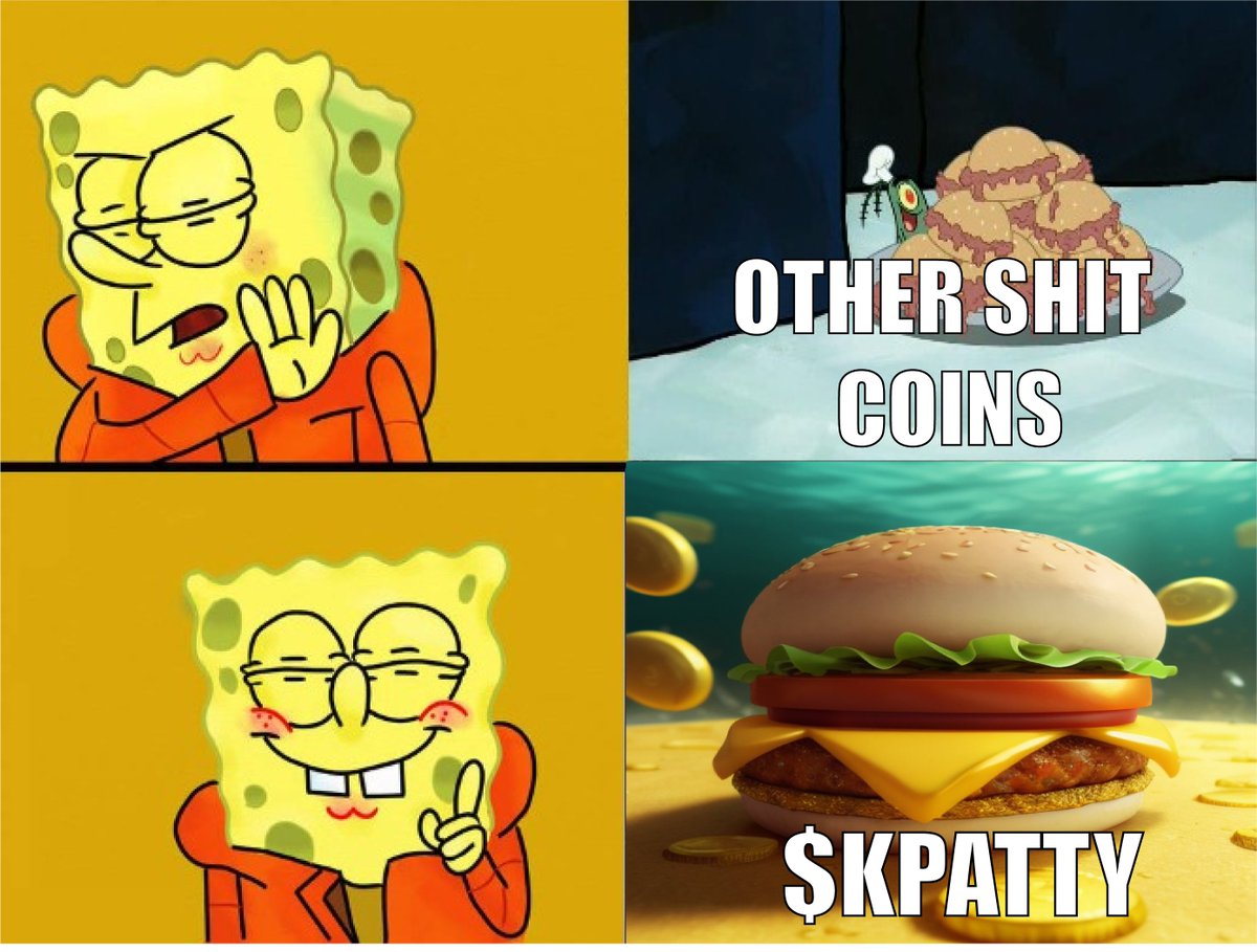 Jump in to $KPATTY before 🚀 Stay tuned!

dextools.io/app/en/ether/p…

#PEPE #KPATTY #SpongeBob #cryptocurrency  #SPONGE #memecoins  #memecoin  #Memes  #MemeCoinSeason #Memecoinseason2023   #pampit #krabbypatty #sendit