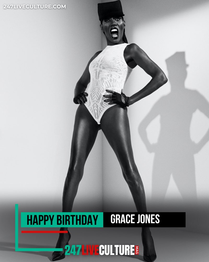 Happy birthday Grace Jones, 75! 