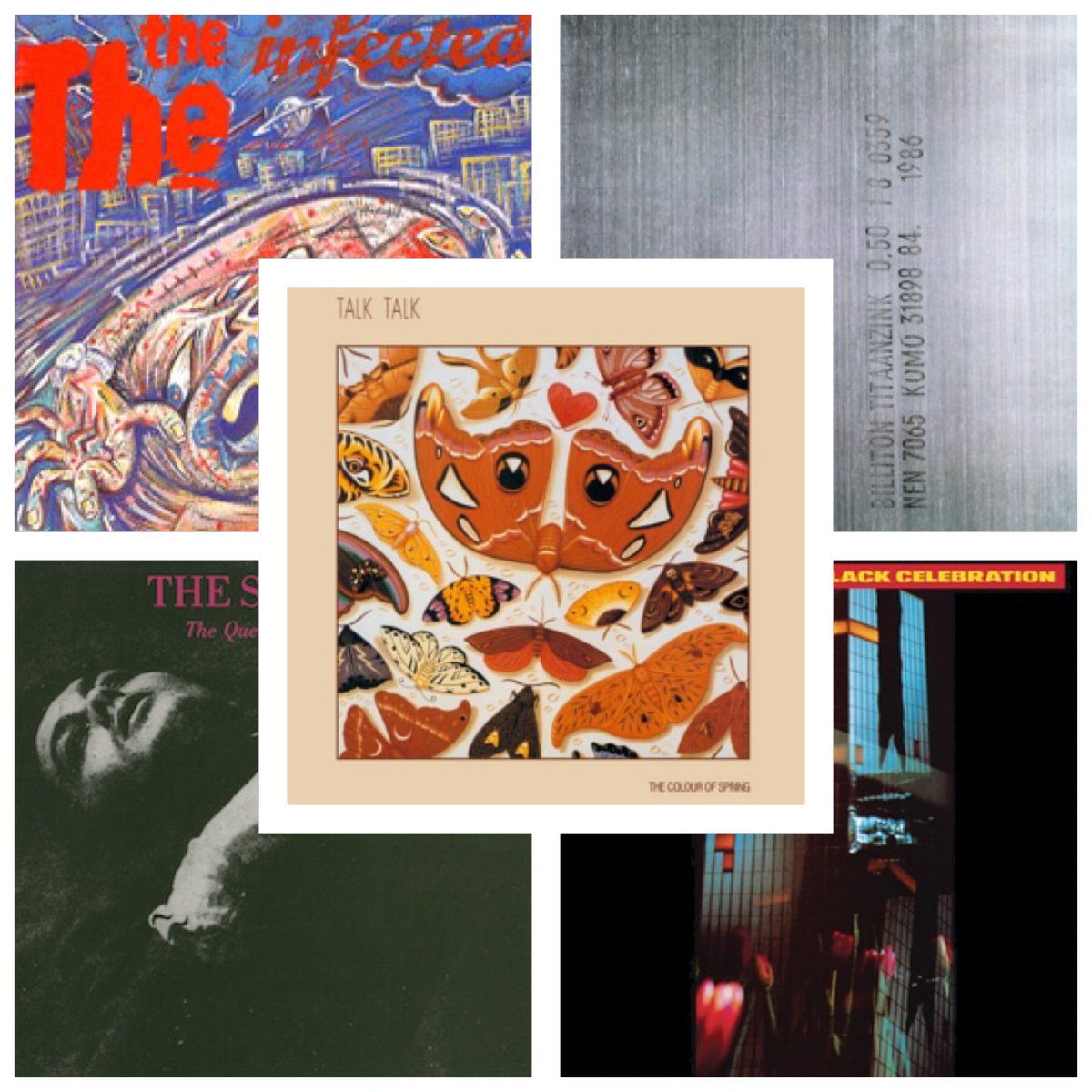 @RichardS7370 Thanks Rich 🤝

My #5albums86 are:

1: Talk Talk - Colour of Spring (5 pts)
2: The The - Infected
3: New Order - Brotherhood
4: Smiths - Queen is Dead
5: Depeche Mode - Black Celebration