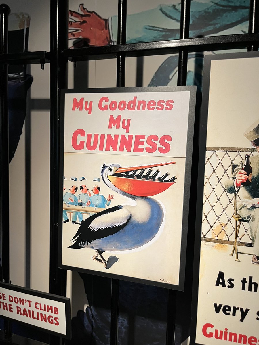 Lectronicstupor's tweet photo. @hankgreen Here’s an old pelican mascot for Guinness I saw at the brewery tour! https://t.co/PJFuAvyIh9