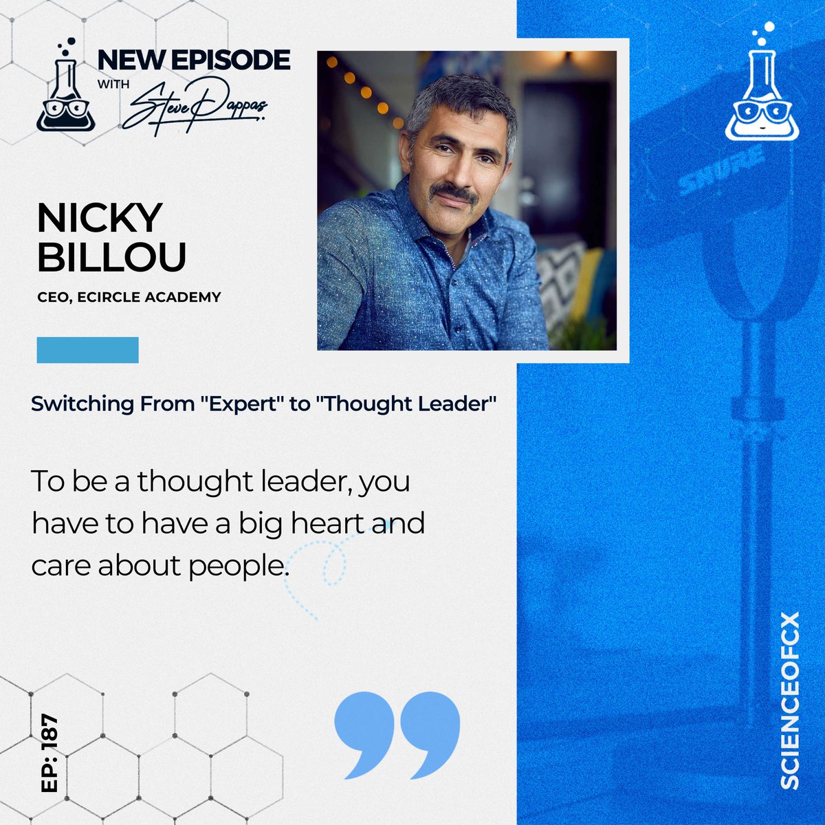 The Importance of Business Purpose: 'Business is not about dollars. It's about people.  You earn the right to make a profit and you fulfill your purpose. @NickyBillou (guest) scienceofcx.com/nicky-billou-s… 
 #CX #CustExp #StevePappas #CXConnoisseur #ThoughtLeader