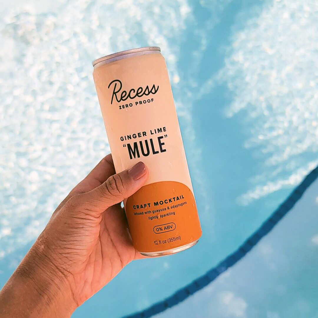 takearecess's tweet photo. thanks for inviting Recess Zero Proof to your pool party, @akapaigeee https://t.co/qAblBuLqUK