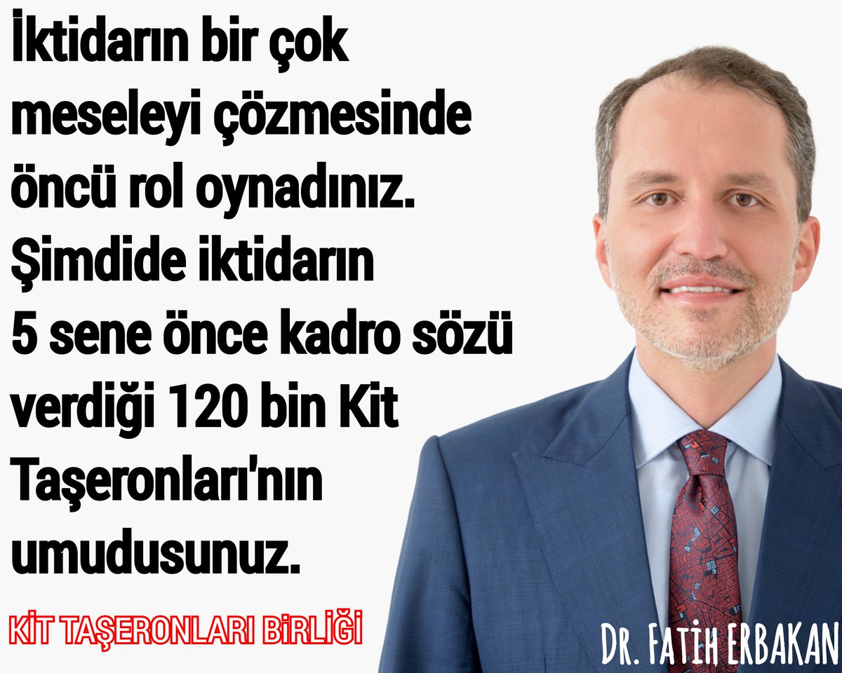 Bir Kul🇹🇷 (@esmerned) on Twitter photo Taşerona KadroGelmeli
Tek umudumuz sizsiniz sayın <a href="/ErbakanFatih/">Dr. Fatih Erbakan</a>
<a href="/rprefahpartisi/">Yeniden Refah Partisi</a>
@suatpamukcu1950
<a href="/DoganBekin/">Doğan Bekin</a>
<a href="/mehemmed19/">Mehmet Aşıla</a>
Ali Yüksel Taşerona KadroGelmeli
Tek umudumuz sizsiniz sayın <a href="/ErbakanFatih/">Dr. Fatih Erbakan</a>
<a href="/rprefahpartisi/">Yeniden Refah Partisi</a>
@suatpamukcu1950
<a href="/DoganBekin/">Doğan Bekin</a>
<a href="/mehemmed19/">Mehmet Aşıla</a>
Ali Yüksel