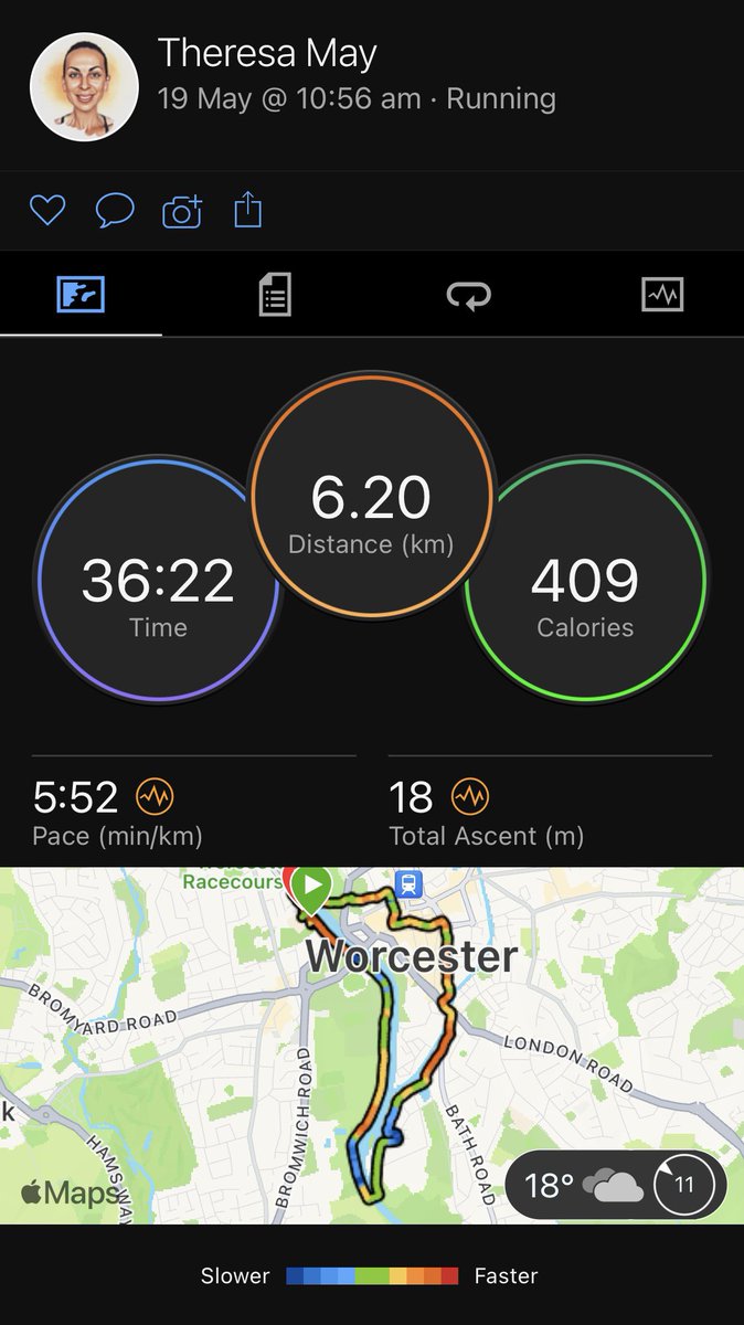 Theresa_May_PhD's tweet photo. A day of physiology… both my own and with a room full of dummies 💪🏼💀🧠🫀👁️
6K Easy done followed by Upper Body Weights Session.
#healthliving #health #exercise #run #weights #liftheavythings #runmore #universityofworcester https://t.co/2AGExWVPiB