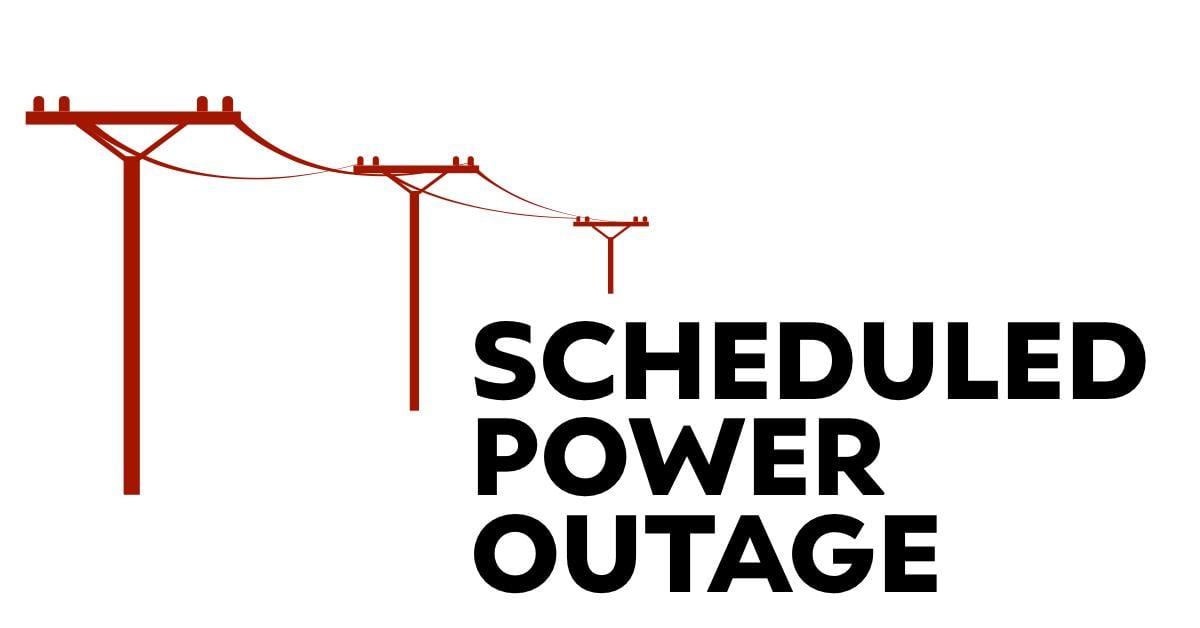 Camp Pendleton on Twitter "NOTICE Scheduled power outage Portions of