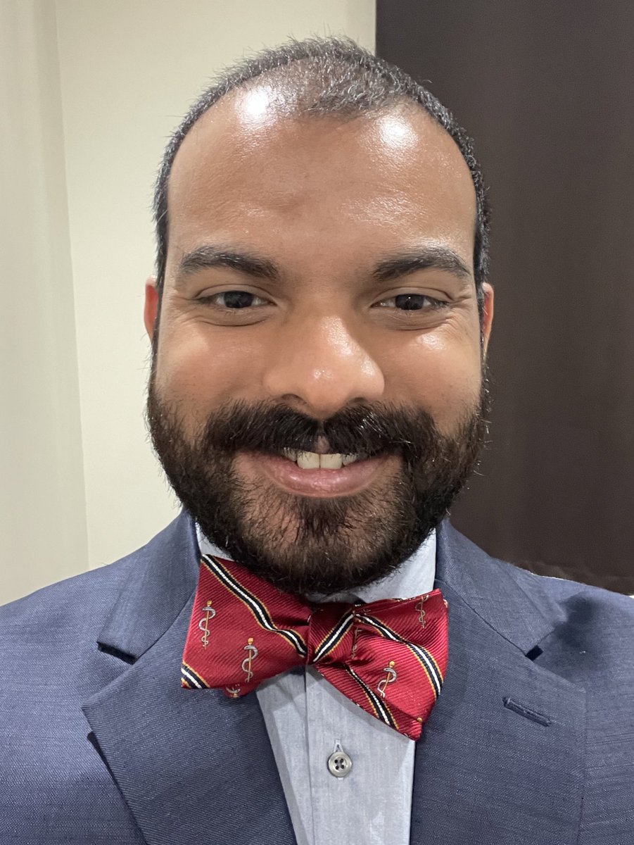 So @sdbeck and I have something in common today in that I am also attending a graduation! Today my sister-in-law graduates dental school, so I’m sporting @TUDentistry-ish red with @beautiesltd #StaffOfAesclepius for #BowTieFriday! @rubin_allergy