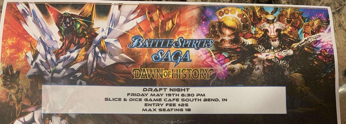 SliceandDiceGC's tweet photo. Tonight! #Battlespiritssaga https://t.co/Qy2H3c5N2K