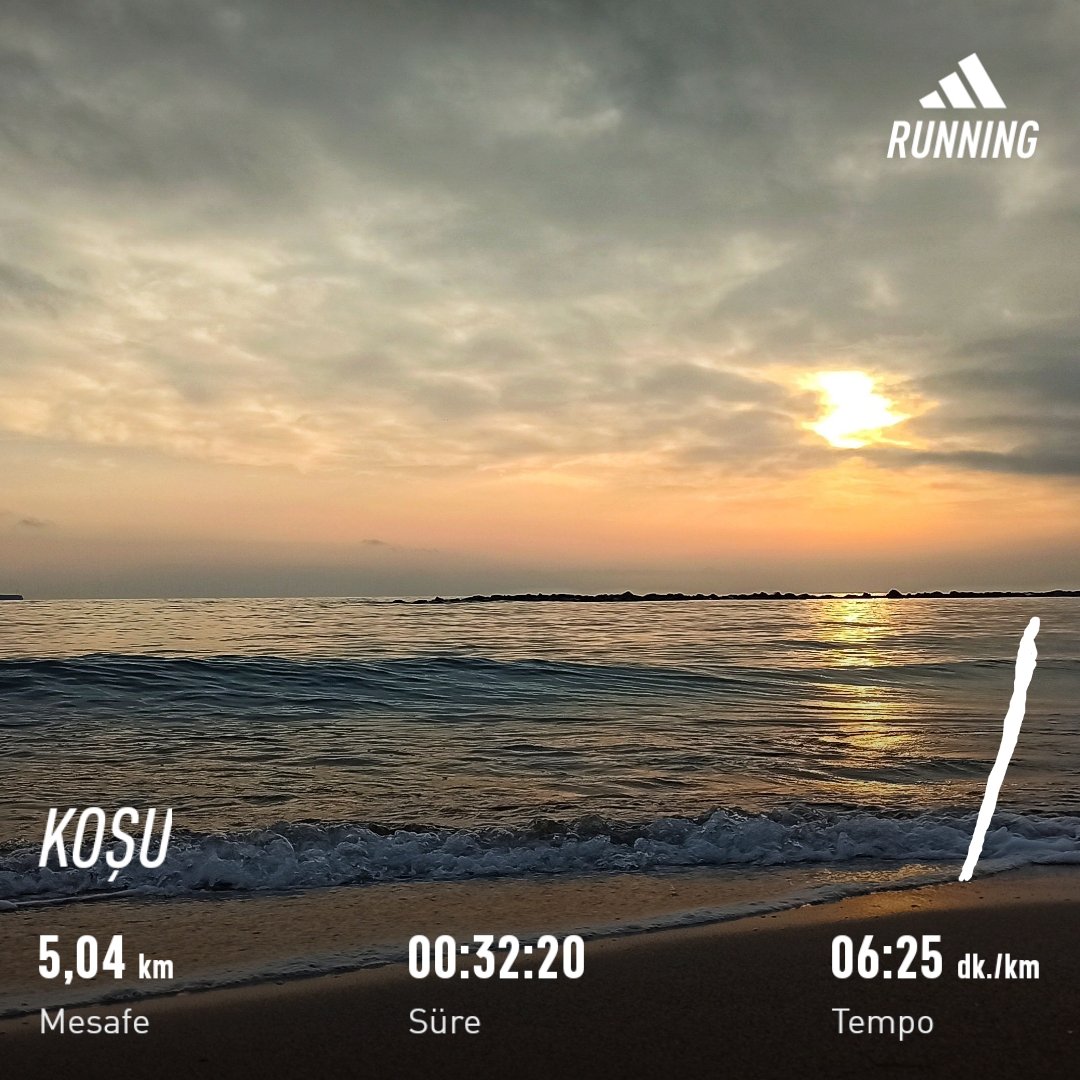 Son antrenmanımı yaptım pazar günkü koşu için. #Run, #Runday, #Runtastic