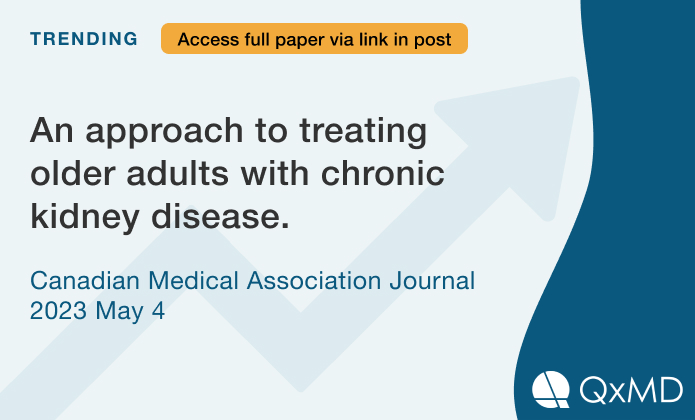 Trending on #ReadbyQxMD

An approach to treating older adults with chronic kidney disease: read.qxmd.com/read/37127307?…

From: @CMAJ, @doc_merch, Erick Ling

#CKD #geriatric #NephTwitter