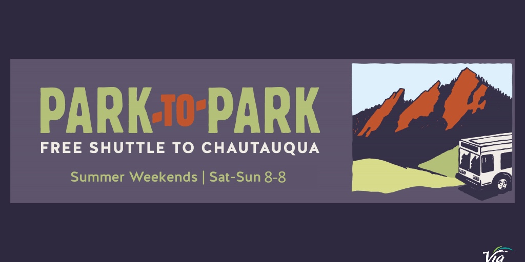 Leave the car behind and enjoy a free shuttle to Chautauqua Park for your hike or picnic. The Park-to-Park shuttle is just one of several transportation services Via Mobility Services provides for the community. 
#chautaquapark  #bouldercolorado 
<a href="/bouldercounty/">BoulderCounty</a> <a href="/downtownboulder/">Downtown Boulder</a>