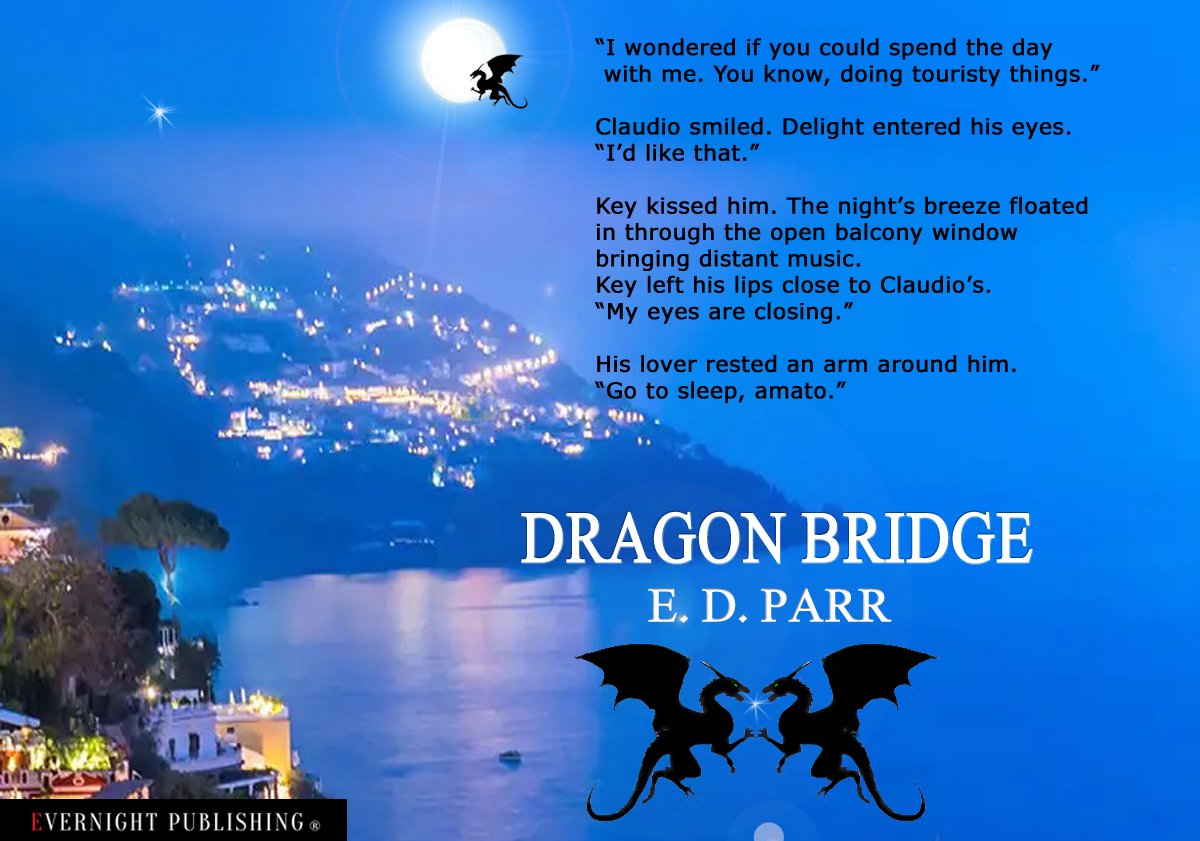 #FlashbackFriday Unravel the Legend of Ponte Drago  
Dragon Bridge - by E.D. Parr <a href="/parr_books/">E.D.Parr</a> <a href="/evernightpub/">Evernight Publishing</a>
 
#fantasy #mmromance #recommendedread

Stop by for a teaser!
pickagenrealready.wordpress.com/2022/08/03/unr…