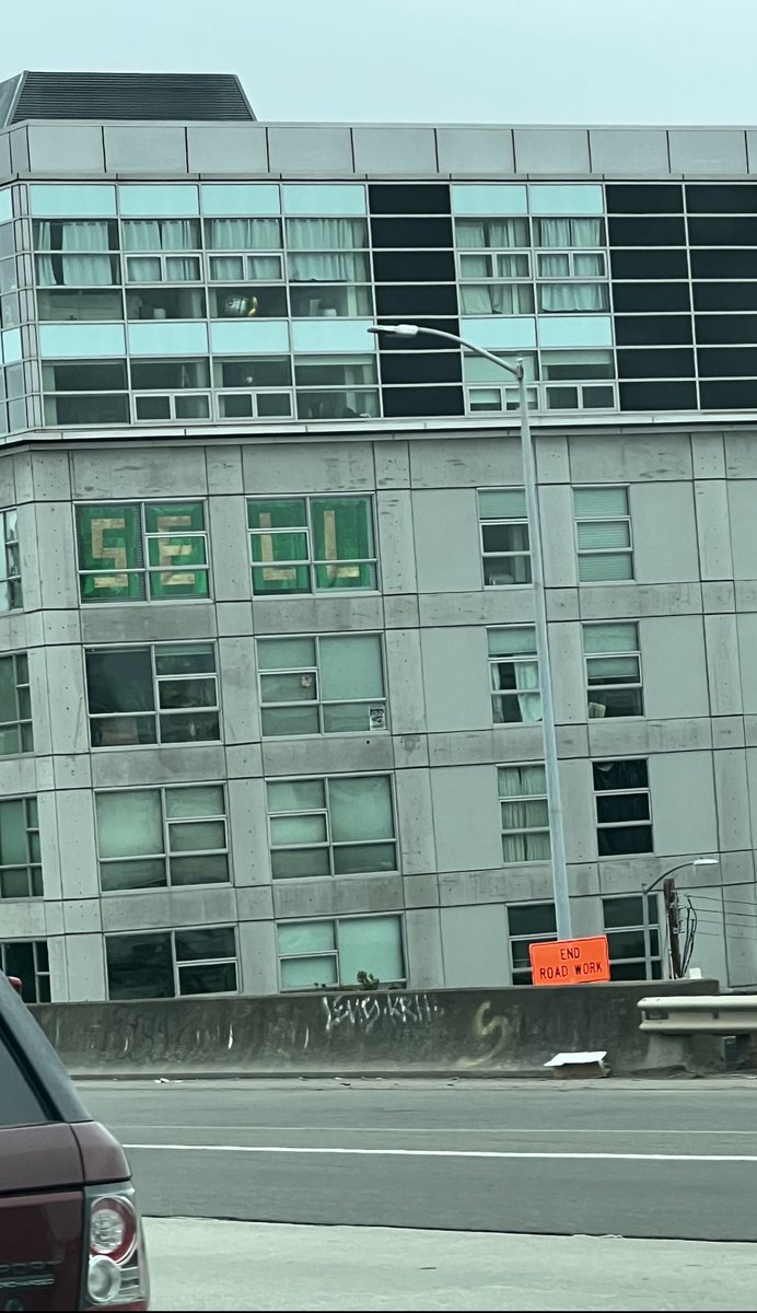 Oakland68s's tweet image. Shout out to whoever lives here by Jack London. This was seen driving through 880 in Oakland. It’s a movement! #FisherOut #Sell