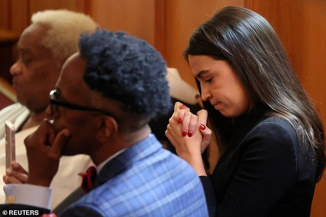 AOC spotted at Joran Neely's funeral.

Neely was heard threatening to kill subway passengers before Daniel Penny stepped in.

Neely was arrested 42 times prior yet he is being worshiped.

Why? Because the left relies on race baiting to win elections.