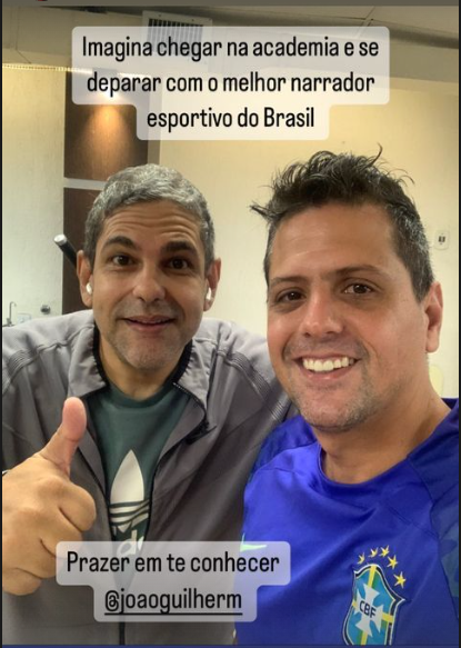 Prazer em te conhecer pessoalmente João Guilherme.