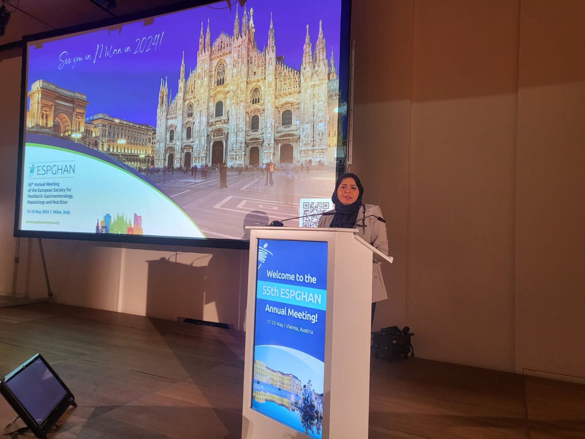 Presented our Cluster Randomized control trial of nutrition supplementation during 1000 days at the ESPGHAN 23 .The only presenter from the subcontinent among the 8 oral presentations.Feels surreal Thank you AKU #Akuglobal