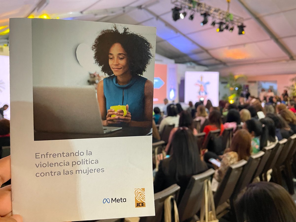 ✅Cosas que no sabías que necesitabas hasta que las viste: la guía de Meta Facebook para enfrentar la violencia política contra mujeres en redes sociales. Esta guía, creada en la colaboración con la <a href="/juntacentral/">JCE</a>, fue presentada por Deborah Galindo del Grupo Meta Latinoamérica