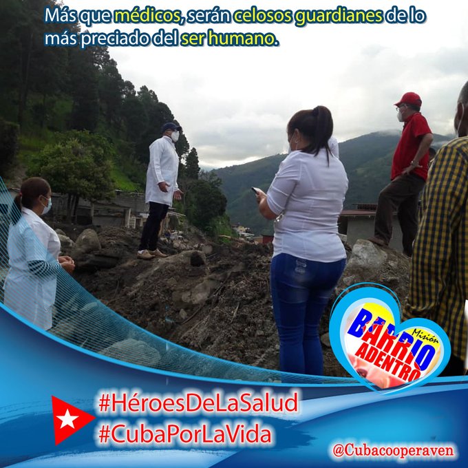 El mundo cuenta en #Cuba con un ejército de batas blancas capaz de sanar de manera altruista las dolencias de millones de pacientes. #MartíVive #CubaPorLaVida #CubaCoopera <a href="/cubacooperaven/">Brigada Médica Cubana en Venezuela</a> <a href="/MINSAPCuba/">Ministerio de Salud Pública de Cuba</a> <a href="/japortalmiranda/">José Angel Portal Miranda</a> <a href="/MinSaludVE/">MPPSalud</a> <a href="/MagaGutierrezV/">Magaly Gutiérrez Viña</a> <a href="/AdanVillavicen5/">Adan Villavicencio Guzmán</a> <a href="/Cubacooperabol2/">Brigada Médica 🇨🇺 Bolívar🇻🇪</a>