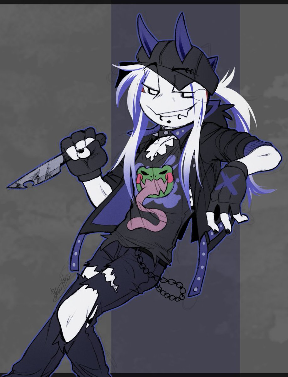 _Blastic_Heart_'s tweet image. 💙🔪🔥
#Br0kenColors #originalcharacter #digitalart