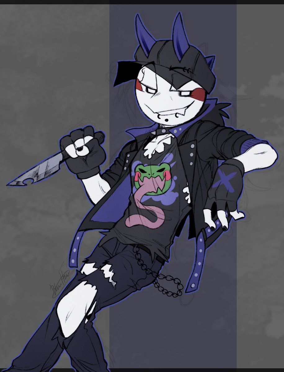 _Blastic_Heart_'s tweet image. 💙🔪🔥
#Br0kenColors #originalcharacter #digitalart