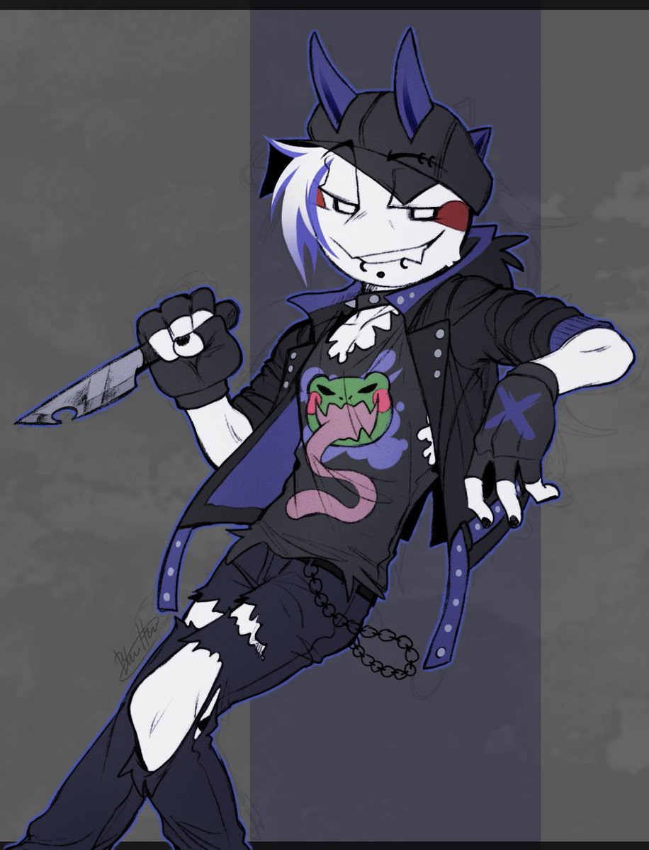 _Blastic_Heart_'s tweet image. 💙🔪🔥
#Br0kenColors #originalcharacter #digitalart