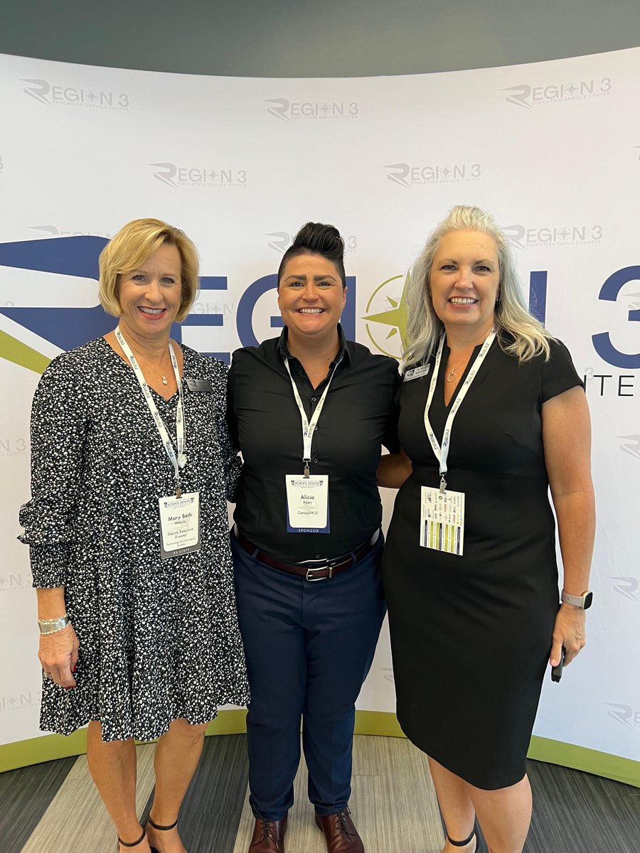 CatapultEMS's tweet photo. Reconnecting with Mary Beth Matula and Missy Klimktchek at the ESC Region 3 School Board Conference. We first met these amazing individuals at the El Paso Leadership Conference. It was a pleasure to hear from Superintendent John O'Brien, a long-time supporter of Catapult. https://t.co/EVpENnugsE