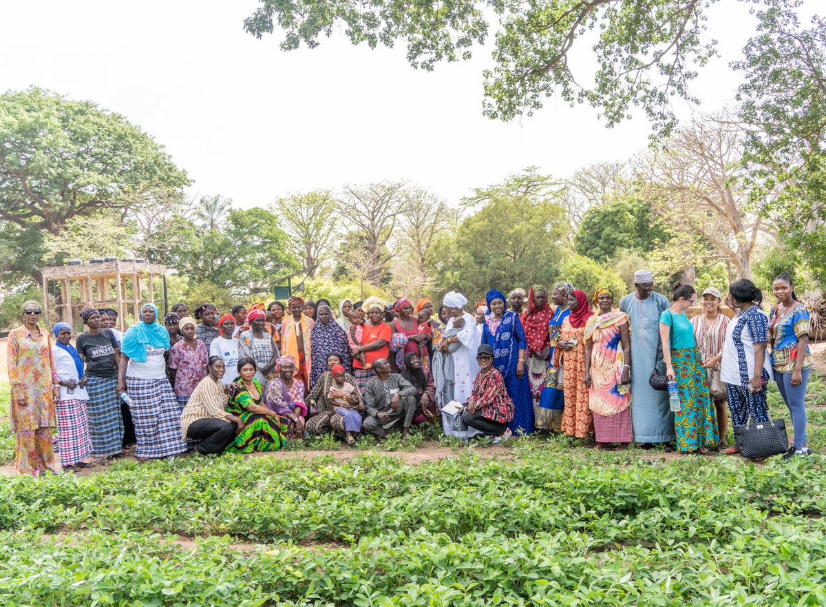 Awln_Gambia's tweet photo. The @AWLNetwork Solidarity Visit kicked off its Rural-Gambia Tour at the inspiring Nobo Bantang Women Garden in Foni Berefet, West Coast Region of The #Gambia. Witnessing the dedication and resilience of these women, we are confident in building a #BrighterFuturefor🇬🇲🚺 https://t.co/KC86EFYmK0