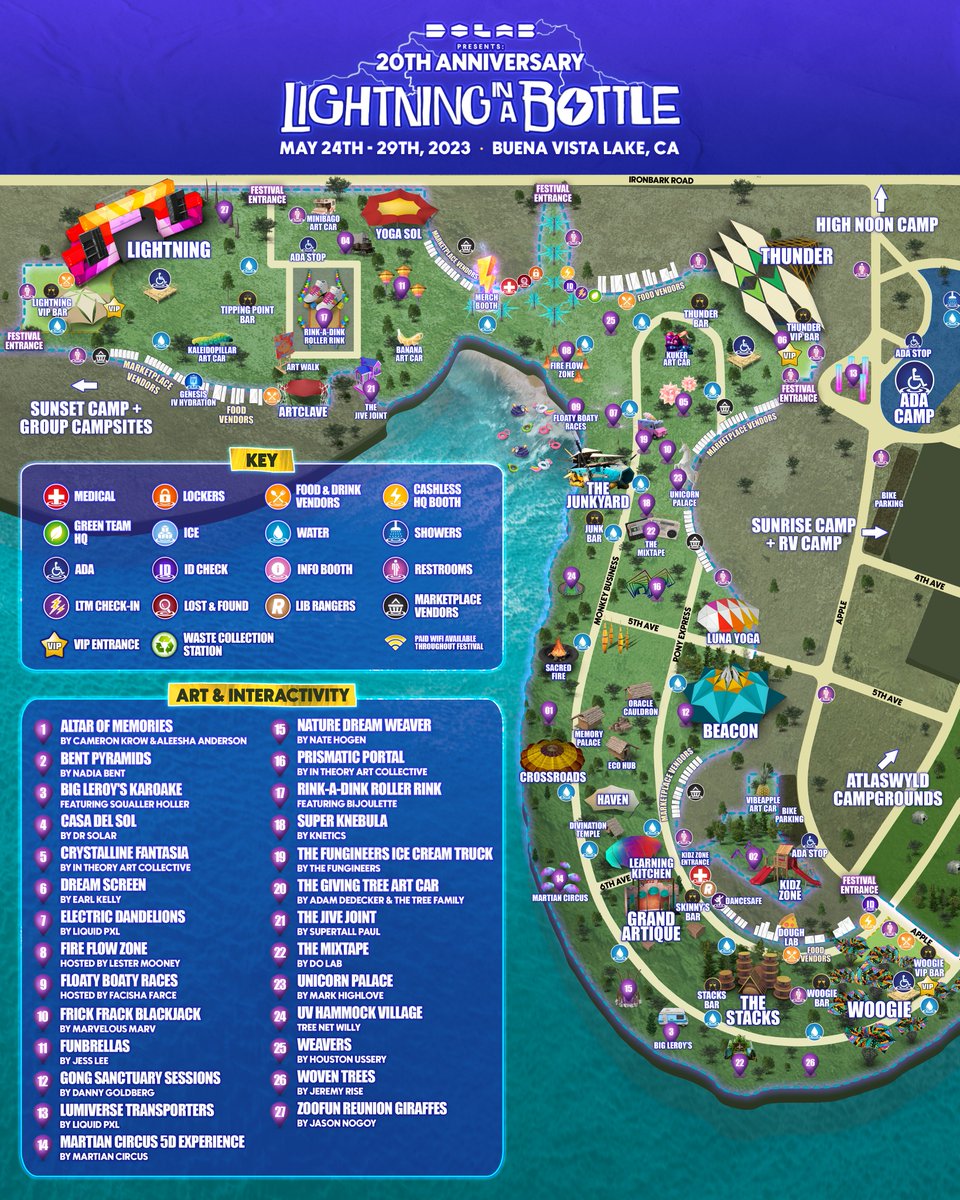 This is our little slice of heaven on Earth 📍 Get acquainted with the lay of the land for our 20th anniversary. It’s going to be a special one.

Download the LIB 2023 app now to have all this and more in the palm of your hands. libfestival.org/libapp