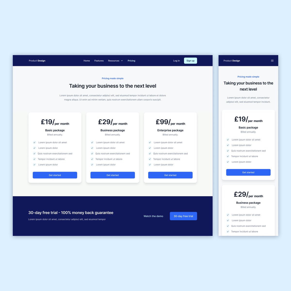 139 of 365 

Here’s the pricing page for a product design company

#productdesign #app #ui #ux #uxdesign #uidesign #application #userexperience #userinterface #onlinemarketing #designstudio #design #appdesigner #uxui