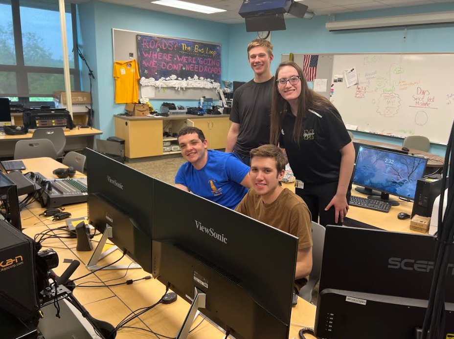 Thank you Aidan and Tech Team for all your help this week with the <a href="/hilltopspartan/">Montour High School</a> Lip Dub! #MontourProud