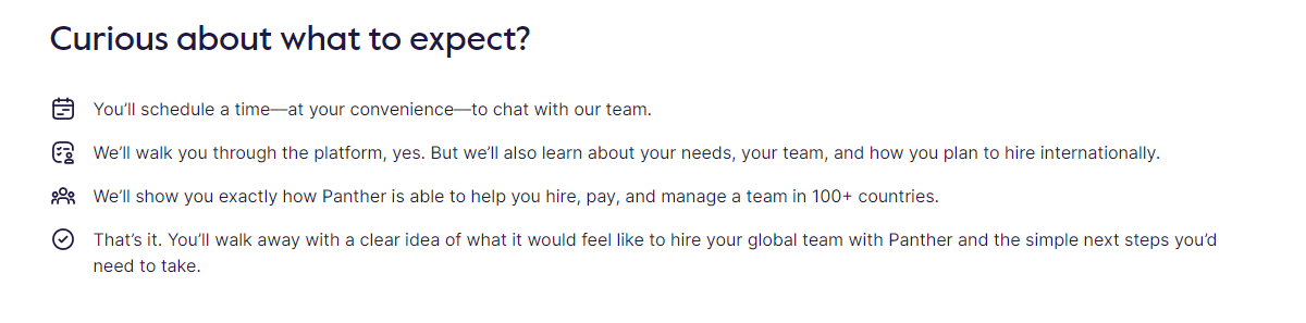 If you're looking to hire globally, give us 15 minutes, we want to chat! panther.co/request-demo