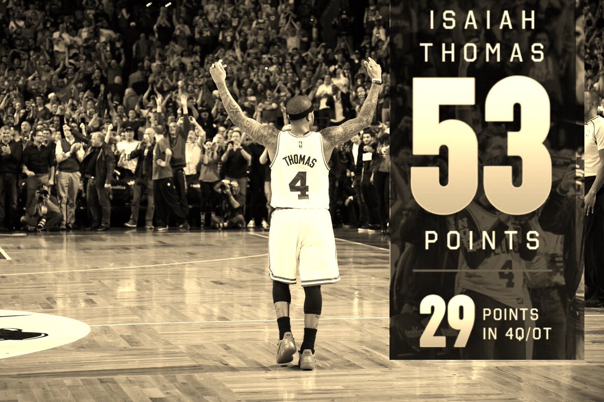 CelticsRiley's tweet photo. “Dad how good was Isaiah Thomas?” https://t.co/iUw6ZTPlMi