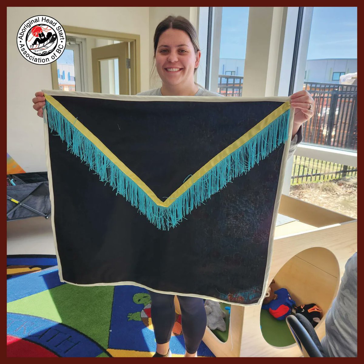 Little Cubs AHS is a brand new site located in the Aboriginal Housing Society in Prince George BC. One of 4 sites hosted by the Prince George Native Friendship Centre. Site staff have been team building by creating regalia for the program.#princegeorgebc #AboriginalHousingSociety