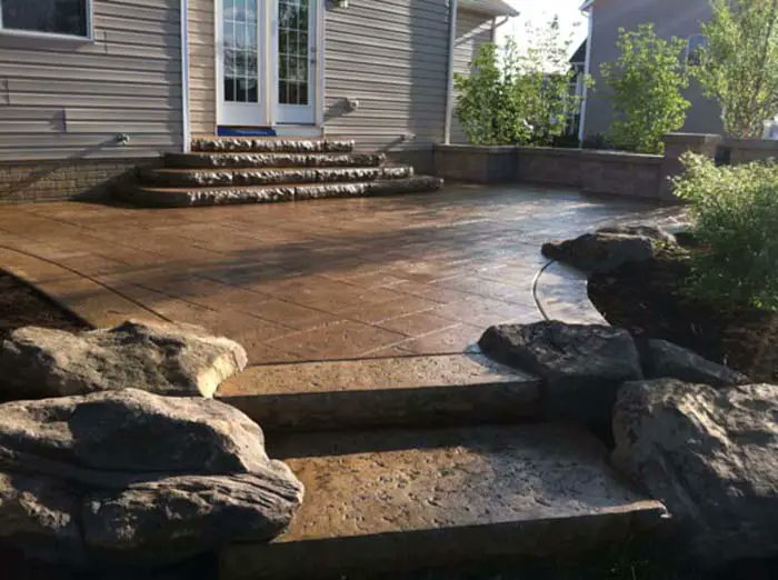 Which of these stamped concrete patio ideas would you like to use in your #backyard? #hardscaping  cpix.me/a/169839571