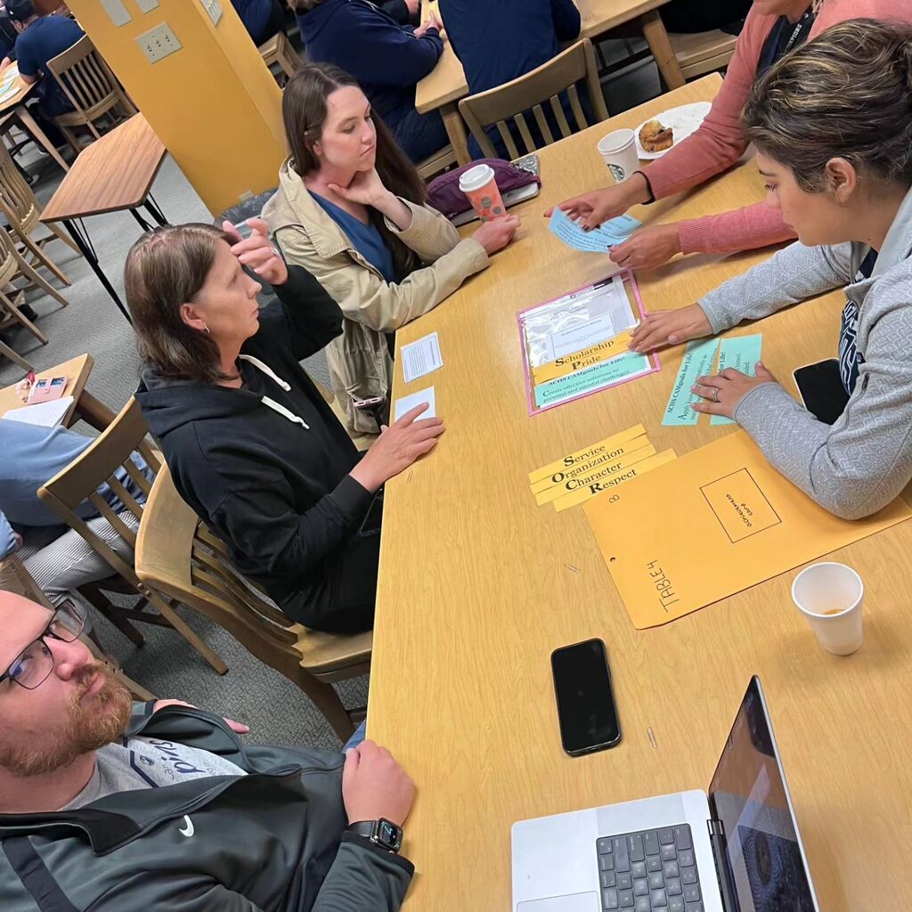 Today our staff conducted a great activity that connects what we want to do, what we do, and the goals of doing it. We were pleased to see that our goals are resulting in success for our students!!! #yagottabelieve #weareoxnardunion #adolfocamarillohighschool