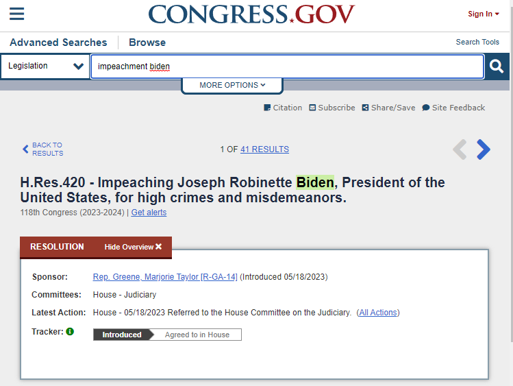 SantaSurfing's tweet image. BIDEN IMPEACHMENT HOUSE RESOLUTION FILED!
congress.gov/bill/118th-con…